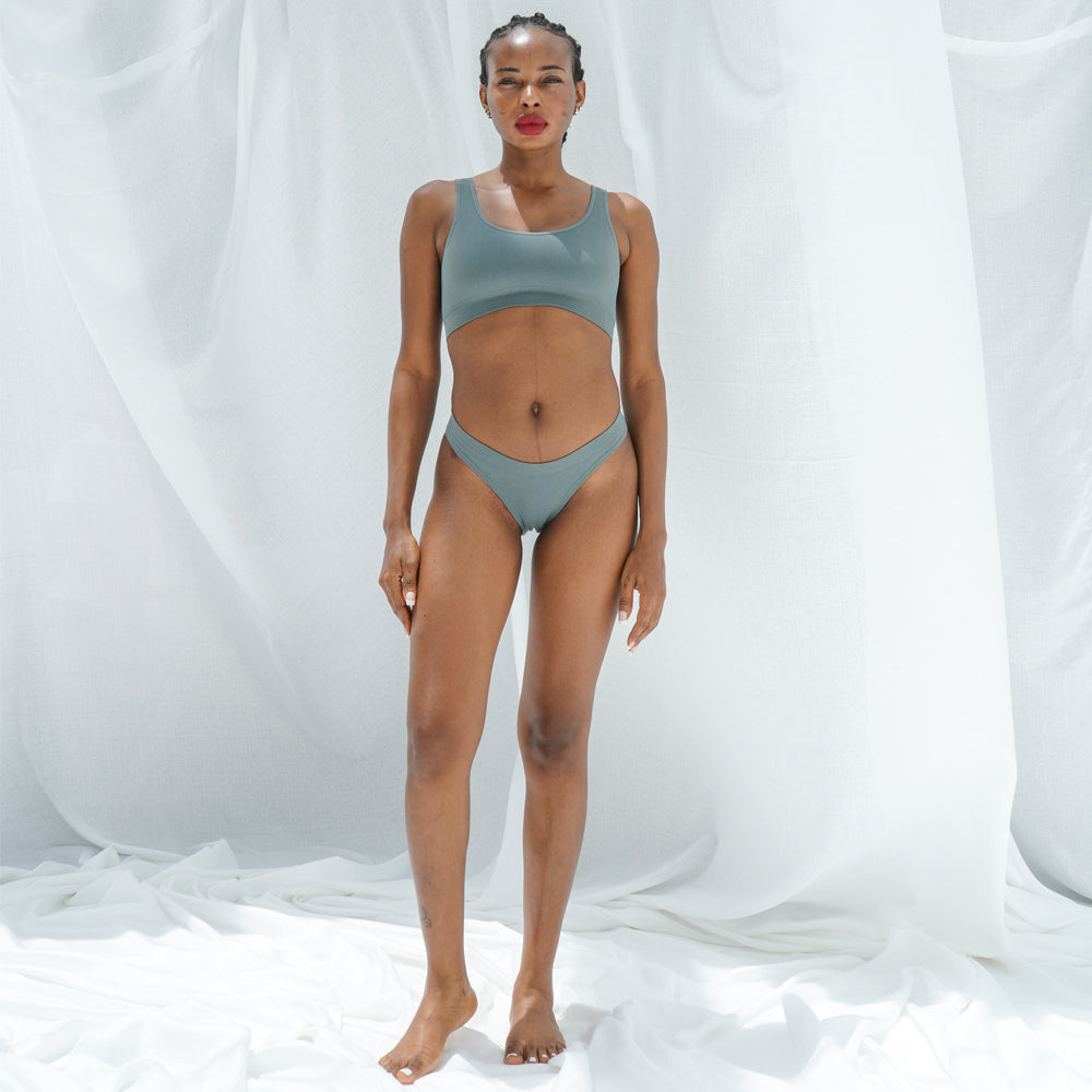 The Ariel Cami - Olive Green