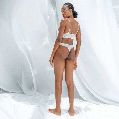 The Carmen Thong 3pcs Ivory Bundle Pack