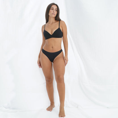 The Carmen Thong 3pcs Black Bundle Pack